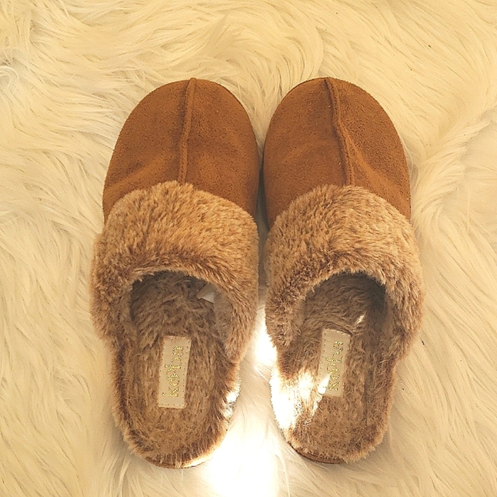 Kooba Women's Faux Fur & Suede Slippers